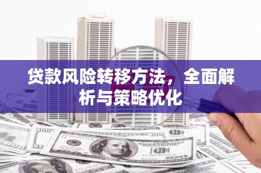 金东贷款风险转移方法，全面解析与策略优化