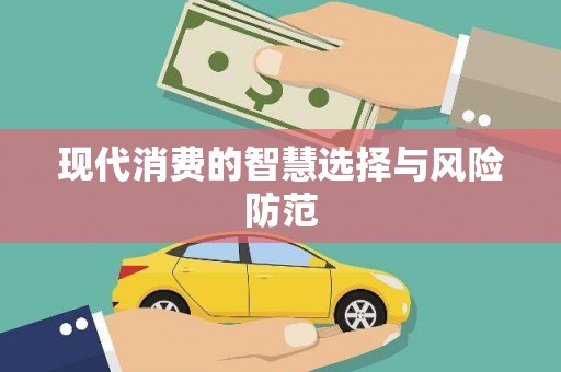 金东现代消费的智慧选择与风险防范