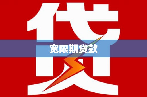金东宽限期贷款