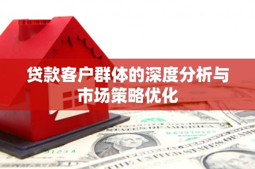 金东贷款客户群体的深度分析与市场策略优化