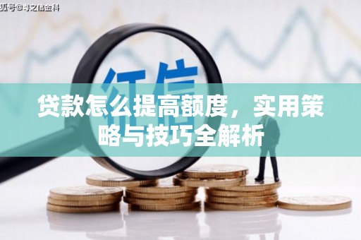 金东贷款怎么提高额度，实用策略与技巧全解析
