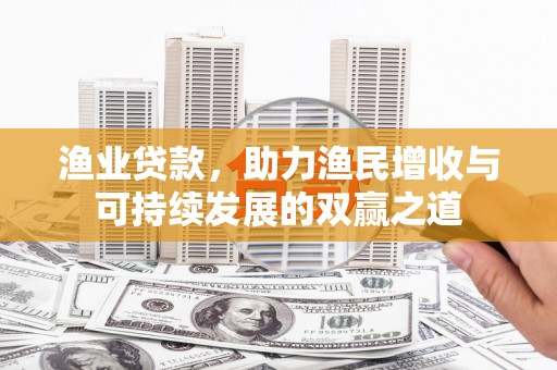 金东渔业贷款，助力渔民增收与可持续发展的双赢之道