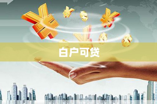 金东白户可贷