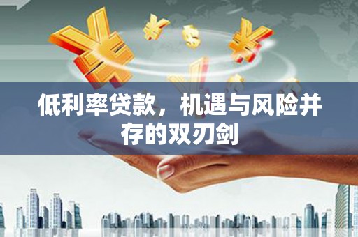 金东低利率贷款，机遇与风险并存的双刃剑