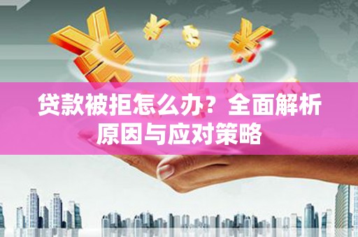 金东贷款被拒怎么办？全面解析原因与应对策略